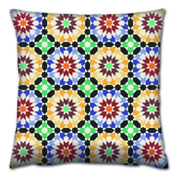 Perna, A14654, 43x43 cm, Amestec bumbac, Multicolor