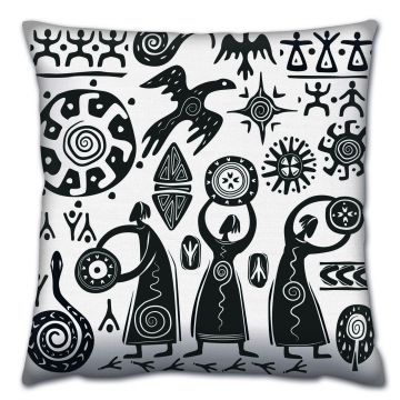 Perna, A14655, 43x43 cm, Amestec bumbac, Multicolor