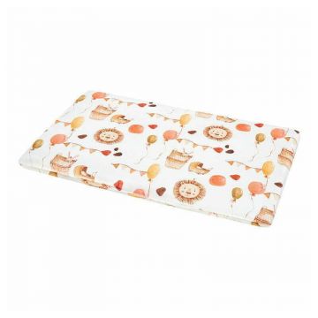 Perna clasica de dormit, Bocioland, Pentru bebelusi si copii, Din bambus, 27x36 cm, Lion