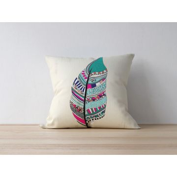 Husa de perna, a1053, 43x43 cm, 50% bumbac/50% poliester, Multicolor Husa de perna, a1053, 43x43 cm, 50% bumbac/50% poliester, Multicolor