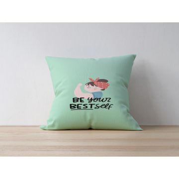 Husa de perna, a1077, 43x43 cm, 50% bumbac/50% poliester, Multicolor