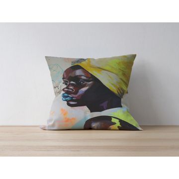 Husa de perna, a1095, 43x43 cm, Multicolor