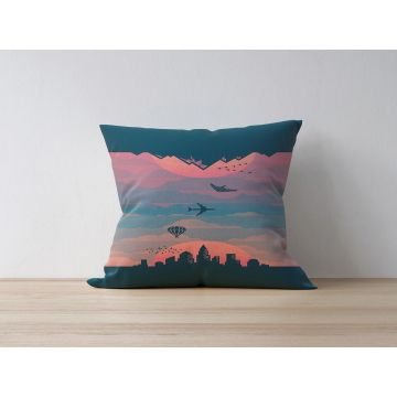 Husa de perna, a1129, 43x43 cm, Multicolor
