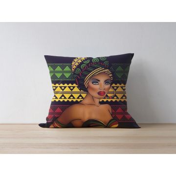 Husa de perna, a1168, 43x43 cm, Multicolor