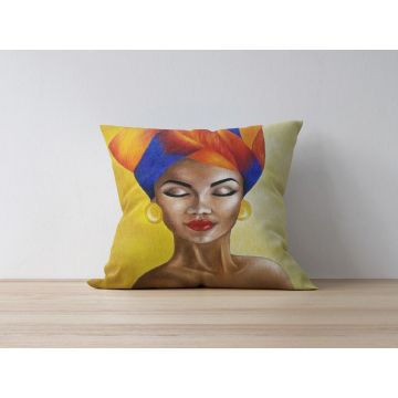 Husa de perna, a1169, 43x43 cm, Multicolor