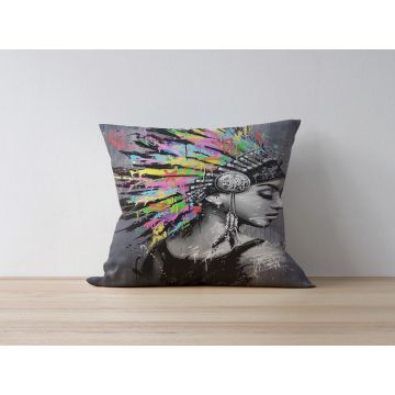 Husa de perna, a1178, 43x43 cm, Multicolor