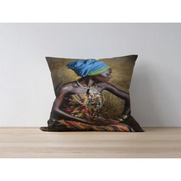 Husa de perna, a1180, 43x43 cm, Multicolor