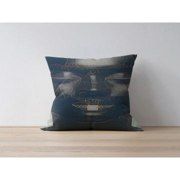 Husa de perna, a1196, 43x43 cm, Multicolor