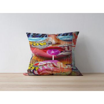 Husa de perna, a1218, 43x43 cm, Multicolor