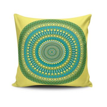 Perna, MANDALA-39, 43x43 cm, 50% bumbac / 50% poliester, Multicolor