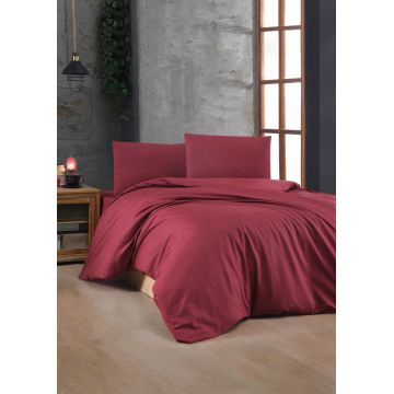 Lenjerie de pat dubla (DE), L'essentiel Maison, Maroon v2, Maro