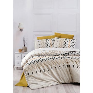 Lenjerie de pat dubla King (FR), Anatolia, Life Style, Bumbac Ranforce