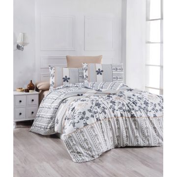 Lenjerie de pat dubla King (FR), Oak, Life Style, Bumbac Ranforce