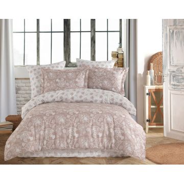 Lenjerie de pat pentru o persoana (FR), L'essentiel Maison, Azure, Pulbere / Alb Lenjerie de pat pentru o persoana (FR), L'essentiel Maison, Azure, Pulbere / Alb