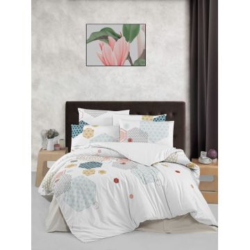 Lenjerie de pat pentru o persoana (FR), L'essentiel Maison, Lucy, Alb / Auriu / Albastru / Roșu / Roz Lenjerie de pat pentru o persoana (FR), L'essentiel Maison, Lucy, Alb / Auriu / Albastru / Roșu / Roz