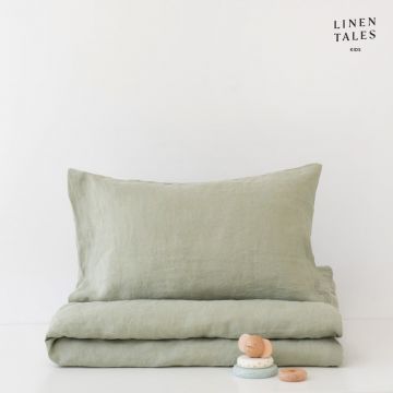 Lenjerie de pat pentru copii din in pentru pat de o persoană 140x200 cm – Linen Tales
