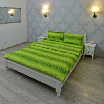 Lenjerie pentru 2 persoane Somnart Ultrasleep, bumbac 100%, verde