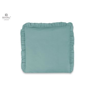 Perna clasica de dormit MimiNu cu husa detasabila din bumbac 40x40 cm Royal Nepal Green