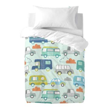 Lenjerie de pat din bumbac pentru copii Moshi Moshi Holidays, 100 x 120 cm