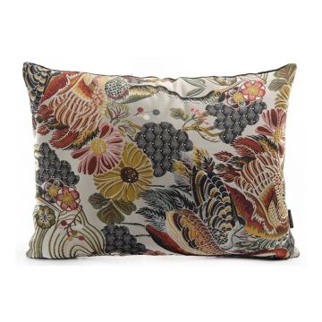 Pernă decorativă din amestec de bumbac cu motive florale House Nordic Alvito, 60 x 45 cm
