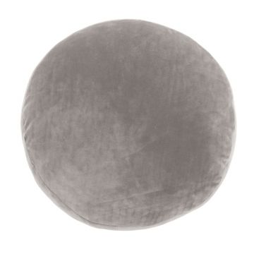 Pernă decorativă din microfibră taupe Tiseco Home Studio Marshmallow, ø 40 cm