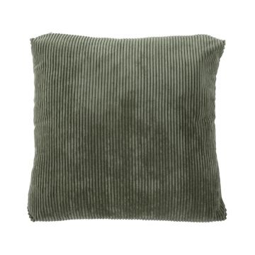 Pernă decorativă Tiseco Home Studio Ribbed, 40 x 40 cm, verde