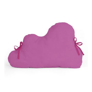 Protecție din bumbac pentru pătuț Happy Friday Basic, 60 x 40 cm, roz fucsia