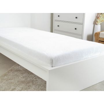 Cearceaf alb din micropluș 90x200 cm Exclusive – B.E.S.