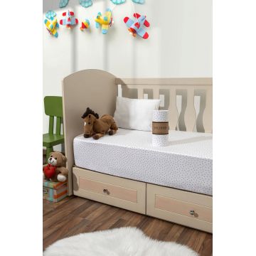 Cearceaf cu elastic pentru copii, Lego, DC Home, Bumbac