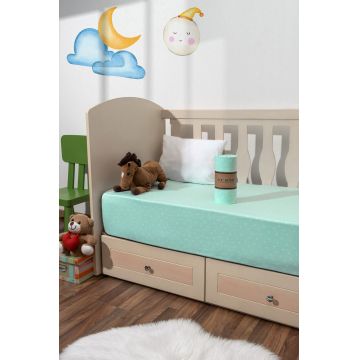 Cearceaf cu elastic pentru copii, Sunny, DC Home, Bumbac