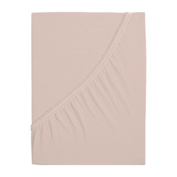 Cearceaf maro deschis cu elastic 180x200 cm – B.E.S.