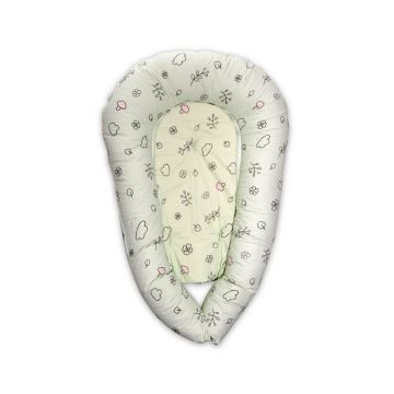 Baby nest 3 in 1 Lorelli, Lamb Green