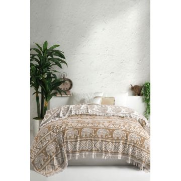 Cuvertura matlasata dubla, L'essentiel Maison, Fil, Maro deschis Cuvertura matlasata dubla, L'essentiel Maison, Fil, Maro deschis