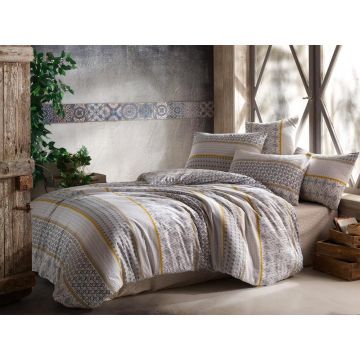 Lenjerie de pat din bumbac pentru pat dublu 200x200 cm Rinor – Mijolnir