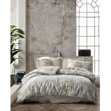 Lenjerie de pat pentru o persoana Single XXL (DE), Terry - Beige, Cotton Box, Bumbac Satinat