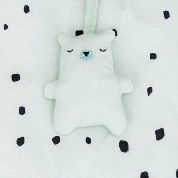 Organizator scutece si accesorii Kikkaboo Bear with me Mint