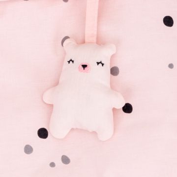 Organizator scutece si accesorii Kikkaboo Bear with me Pink