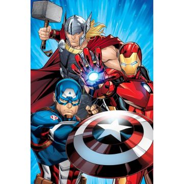 Pătură pentru copii din micropluș 100x150 cm Avengers Heroes – Jerry Fabrics