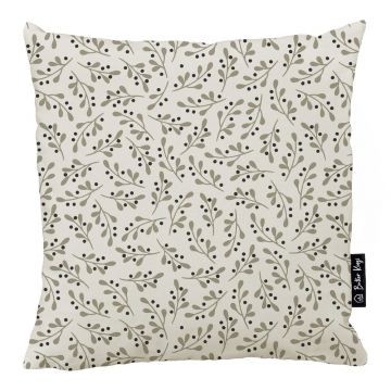 Față de pernă 45x45 cm cu model de Crăciun Mistletoe Kiss – Butter Kings
