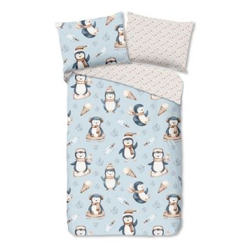 Lenjerie de pat pentru copii din flanelă 140x200 cm – Good Morning