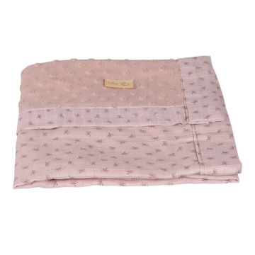 Pătură pentru copii roz 80x80 cm Lil Planet – Roba