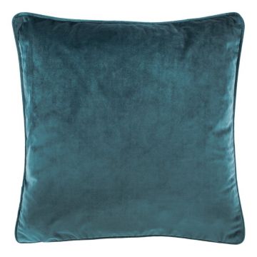 Pernă Tiseco Home Studio Velvety, 45 x 45 cm, turcoaz închis