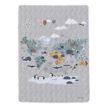 Set pilotă și față de pernă din bumbac satinat matlasat 140x200 cm – Butter Kings