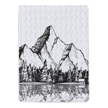 Set pilotă și față de pernă din bumbac satinat matlasat 140x200 cm – Butter Kings