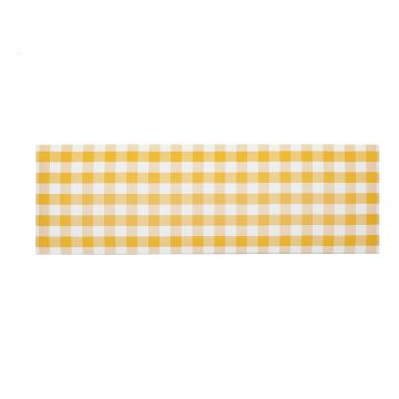 Tăblie de pat galbenă tapițată 145x52 cm Billie – Really Nice Things