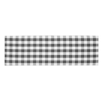 Tăblie de pat neagră tapițată 145x52 cm Billie – Really Nice Things