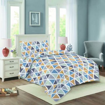 Lenjerie de pat din bumbac pentru pat de o persoană 140x200 cm Nela – Cotton House