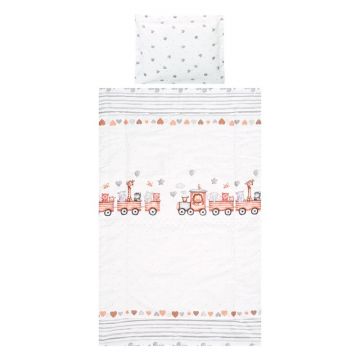 Lorelli - Set lenjerie pat 3 piese, bumbac ranforce, Cosy,