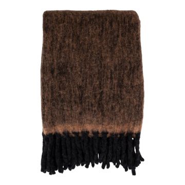 Pătură din lână și amestec de fibre 130x170 cm Carmel – House Nordic