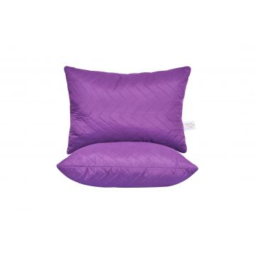 Set 2 Perne matlasate US, microfibra Purple Magic, 50x70 cm